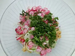 Chickpea salad : Photo of step #4