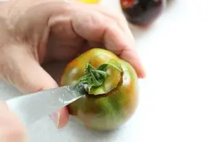 Mixed tomato salad : Photo of step #2