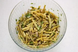 French bean salad with vinaigrette  : Photo of step #8