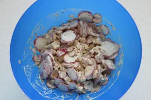 Lemony chicken and radish salad : Photo of step #4