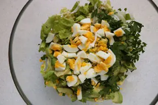 Green avocado salad : Photo of step #6