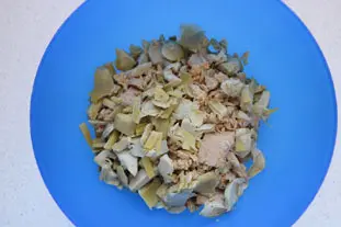 Mixed salad with curry mayo : Photo of step #3