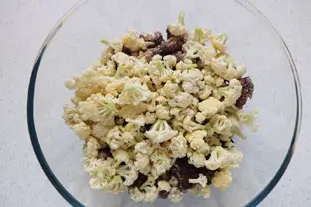 Two-colour cauliflower salad : Photo of step #4