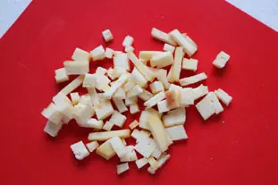 Endive and cheese salad with croutons : Photo of step #4