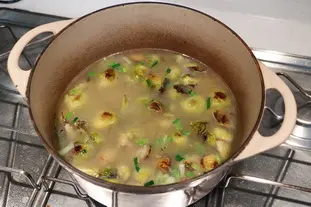 Hearty leek and sprout soup : Photo of step #10