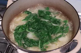 Turnip and Jerusalem artichoke soup : Photo of step #8