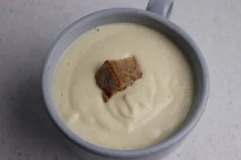 Celery soup bourguignonne style