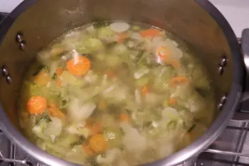 Winter vegetable soup