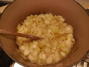 Endive and beer soup : Photo of step #4