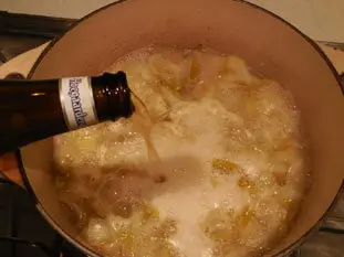 Endive and beer soup : Photo of step #6