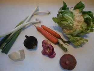 Creamy Winter Vegetable Soup : Photo of step #1