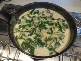 Late Winter Soup with Fresh Spinach : Photo of step #9