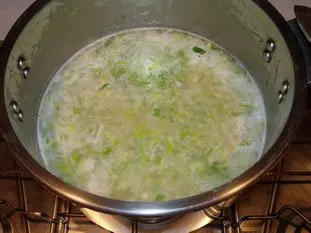 Leek and potato soup : Photo of step #7