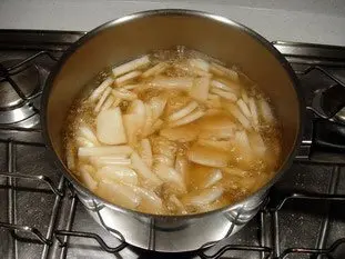 Turnip and sesame puree (tahina) soup : Photo of step #2