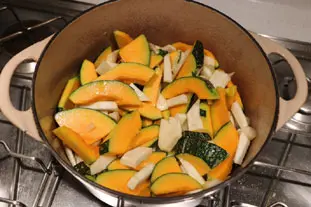 Potimarron and celeriac autumn soup : Photo of step #5