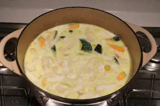 Potimarron and celeriac autumn soup : etape 25