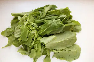 Turnip top soup : Photo of step #2