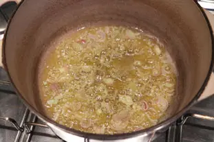 Turnip top soup : Photo of step #5
