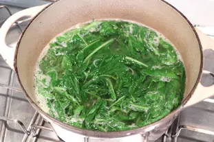 Turnip top soup : Photo of step #8