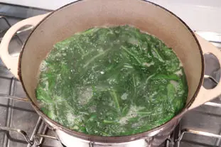 Turnip top soup : Photo of step #9