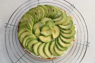 Avocado "tarte fine" : Photo of step #8