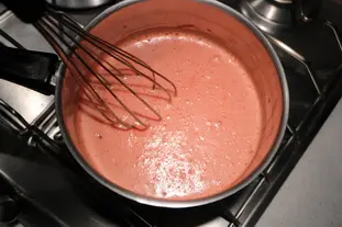 Thin tomato jelly and avocado tart : Photo of step #6