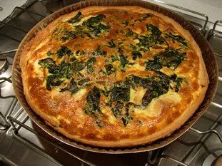 Salmon and spinach quiche : Photo of step #12