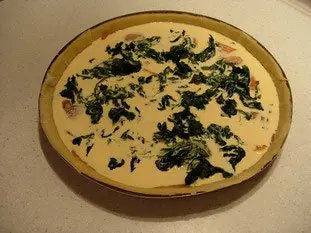 Salmon and spinach quiche : Photo of step #10