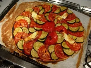 Tomato and courgette tart : Photo of step #10
