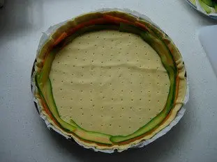 Vegetable rosette tart : Photo of step #10