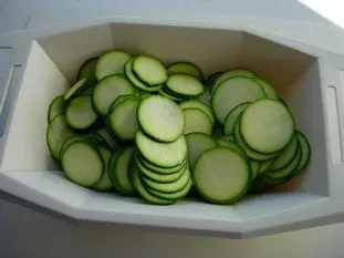 Courgette tart with mint : Photo of step #2