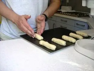 Chocolate rolls (petits pains) : Photo of step #12