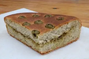 Olive and pesto bread : Photo of step #12