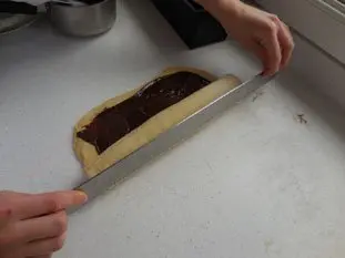 Flaky chocolate brioche : Photo of step #16