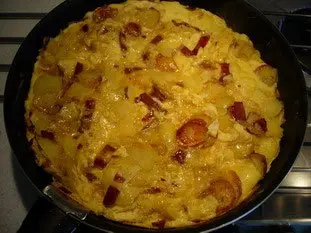 Potato tortilla (Spanish omelette) : Photo of step #13