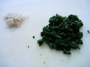Spinach fritters : Photo of step #1