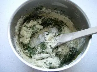 Spinach fritters : Photo of step #4