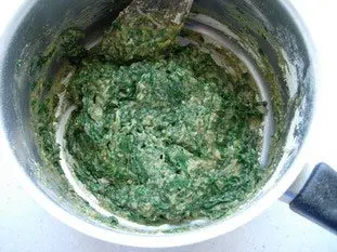 Spinach fritters : Photo of step #5