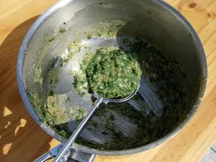 Spinach fritters : Photo of step #8