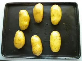 Potatoes with prawns : Photo of step #1