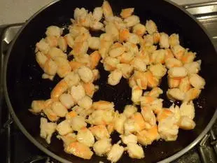Potatoes with prawns : Photo of step #8