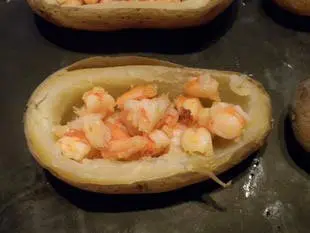 Potatoes with prawns : Photo of step #11
