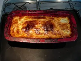 Koulibiak in pie dish : Photo of step #23