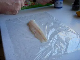 Fish fillet in express cooking envelope : Photo of step #6