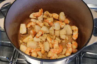 Normandy seafood stew