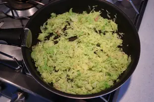 Cockles and cabbage with smoky cream sauce : Photo of step #11