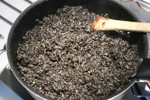 Mussels with arroz negro : Photo of step #8