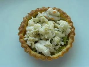 Langoustine and leek tarts : Photo of step #9