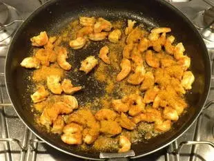 Quick prawn curry : Photo of step #5