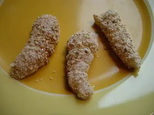 Sesame fried scampi